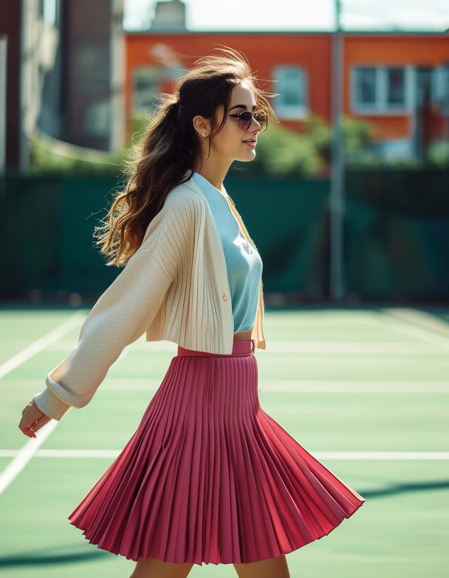 The Tennis Skirt Beyond the Court: Styling the Season's Hardest-Working Piece