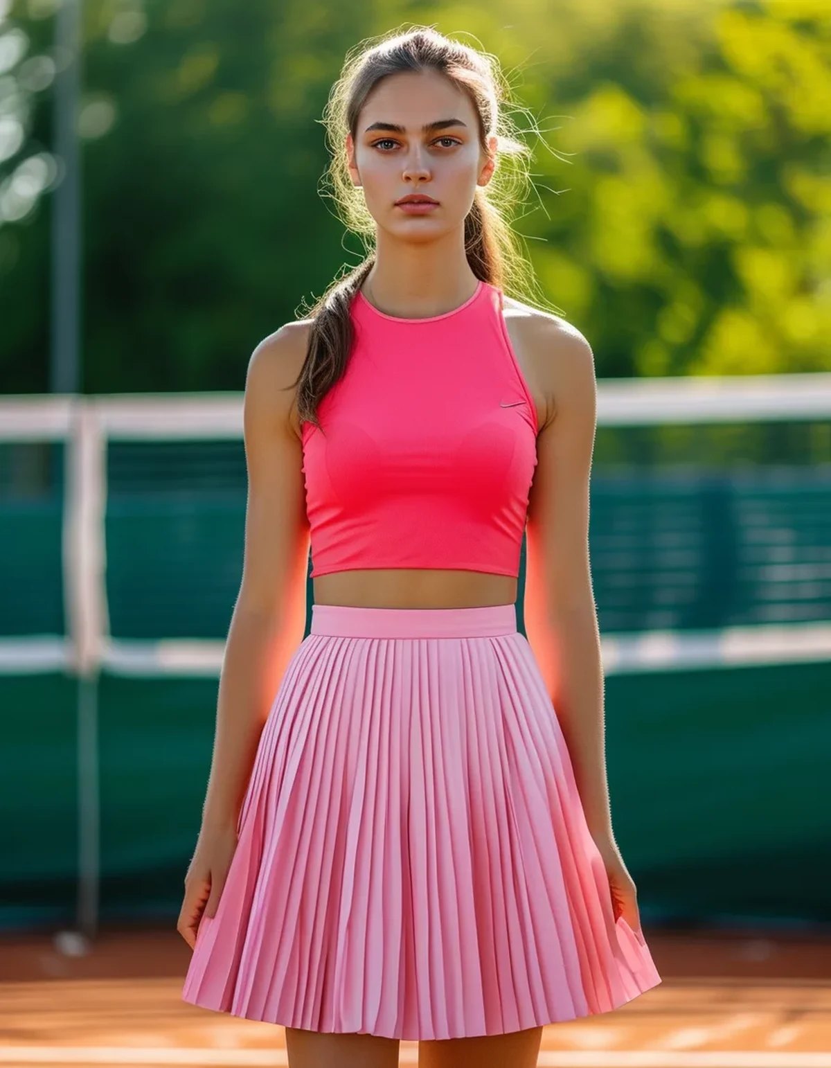 The Static Cling Problem Ruining Your Tenniscore Pleated Skirt Look