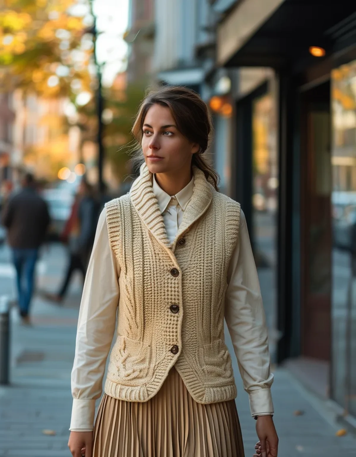 The Sweater Vest Proportion Rule That Decides If Tenniscore Reads Chic or Costume