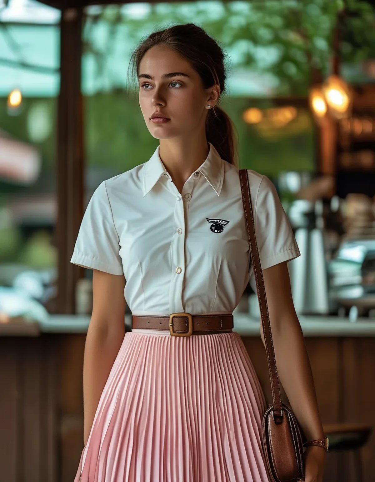 Tenniscore Styling: Why an Oversized Tote Bag Throws Off a Pleated Skirt Silhouette