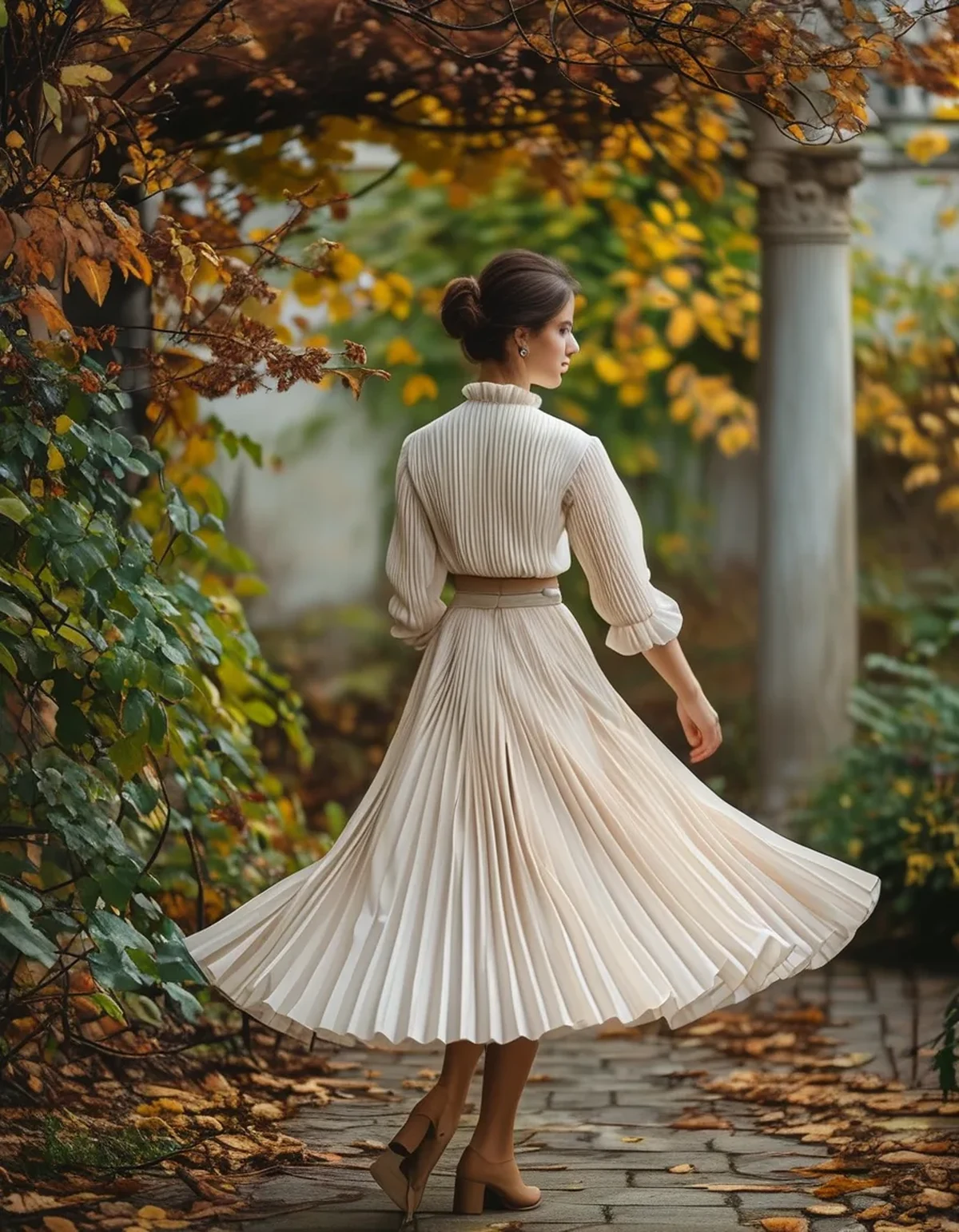 Why a Pleated Skirt Hangs Differently Depending on How the Pleats Are Set